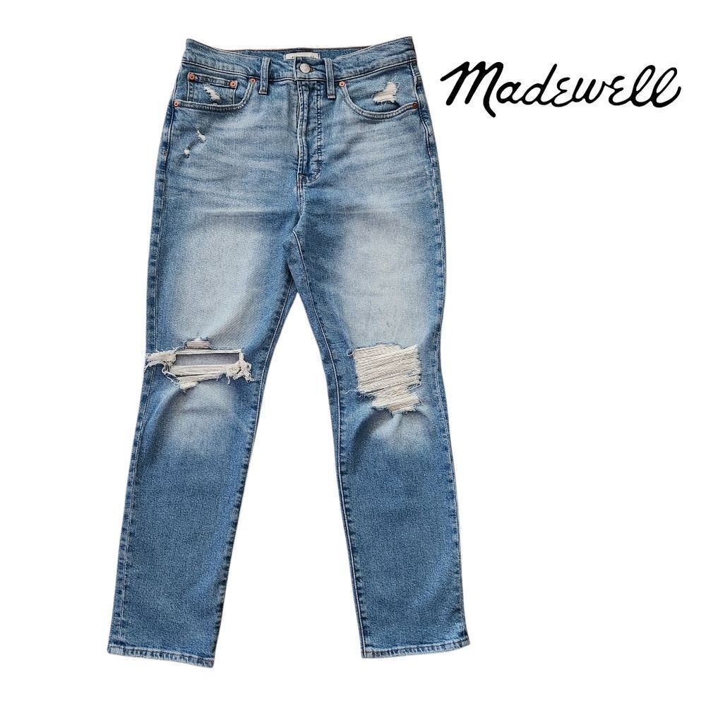Madewell Womens The Perfect VintageJeans Blue Premium Denim Size 28 (6) - Picture 1 of 16